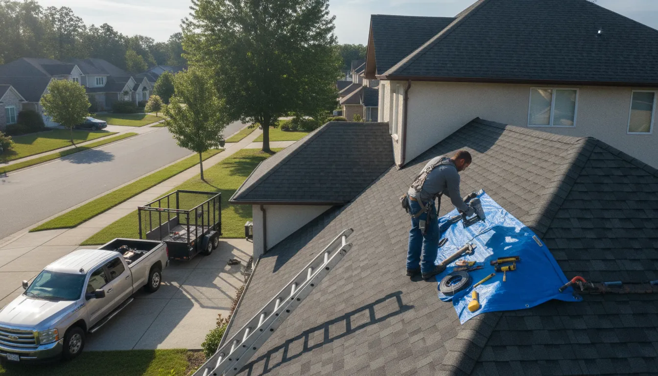 Trusted Storm Damage Roof Repair for Only Homes & Businesses